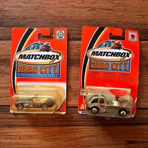 Matchbox Hero City Die Cast Vehicles 2002 BMW Z8 Weather Radar Truck Lot VTG
